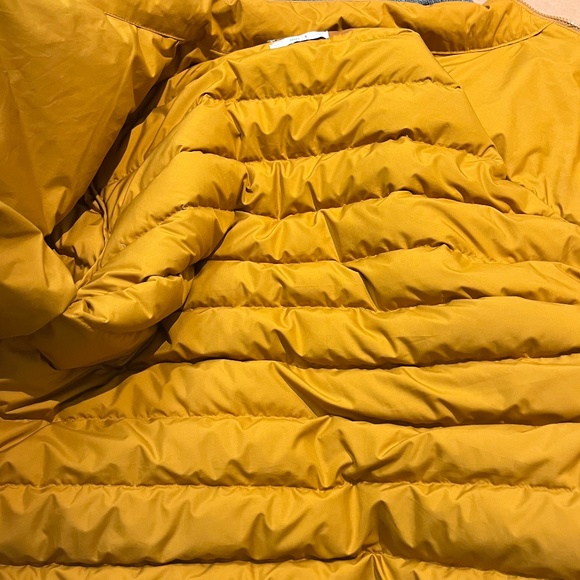 Fjallraven Greenland Down Liner Puffer Jacket - Men's Size S - Yellow Orange - Picture 13 of 16